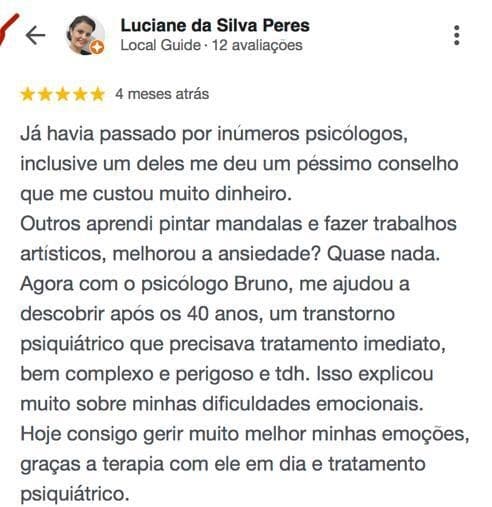 depoimento dos clientes